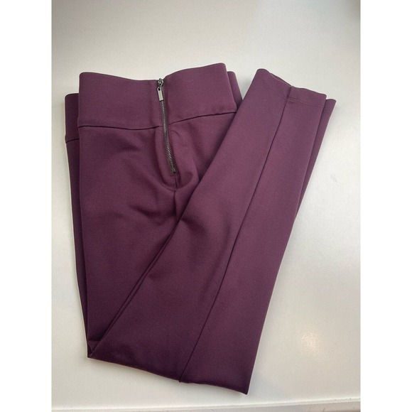 3 for $25-Bar III Straight-Leg Dress Pants Eggplant Sz Large 2-Side Zippers - Picture 1 of 10